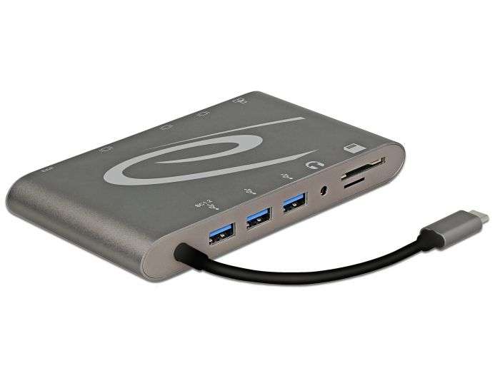 DeLock USB Type-C 3.1 Docking Station 4K 30 Hz