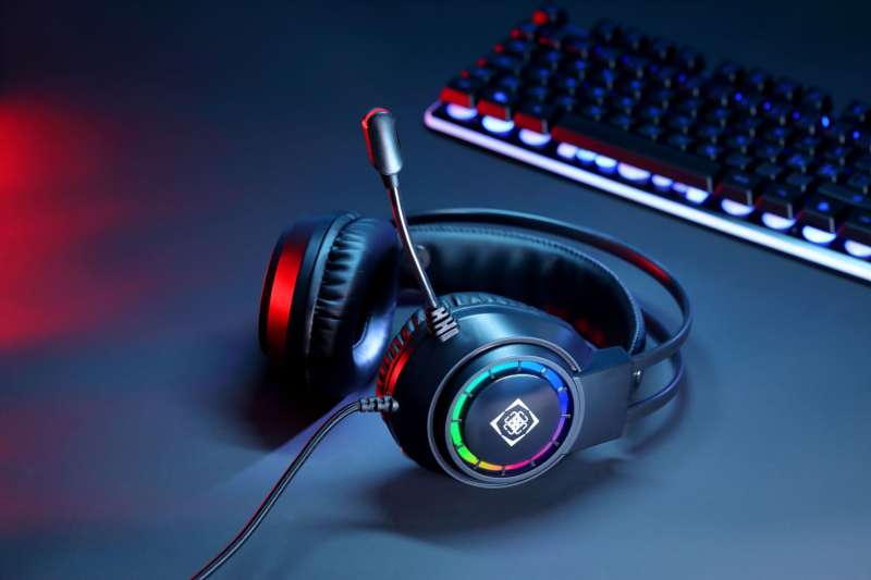Deltaco DH220 Stereo Gaming Headset Black