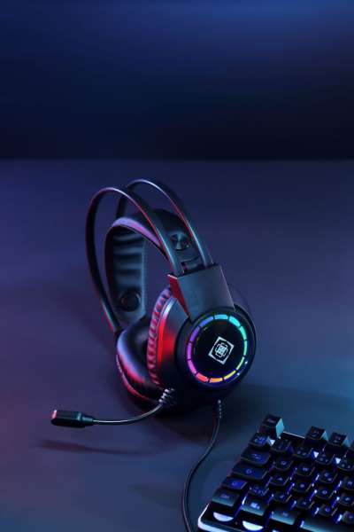 Deltaco DH220 Stereo Gaming Headset Black
