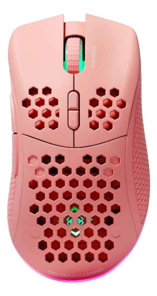 Deltaco GAM-120 PM80 Gaming Wireless Bluetooth Mouse Pink