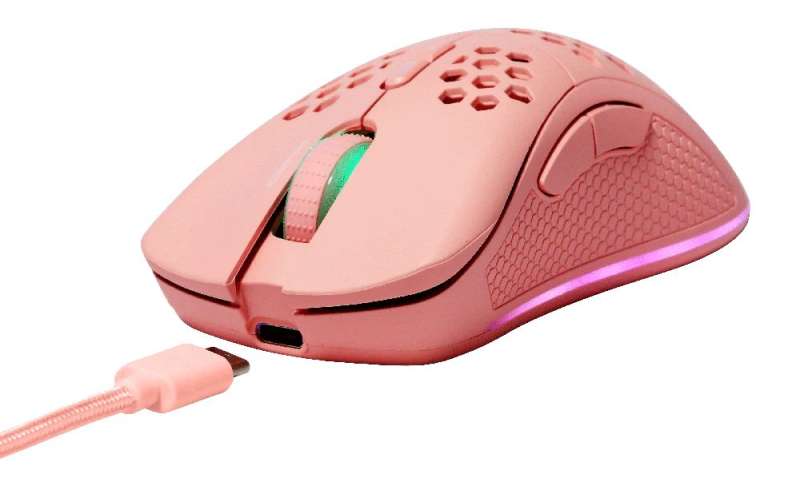 Deltaco GAM-120 PM80 Gaming Wireless Bluetooth Mouse Pink