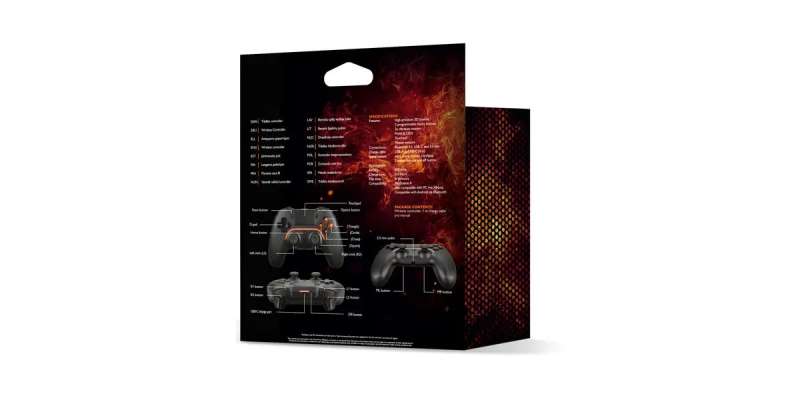 Deltaco GAM-139 Gamepad Black