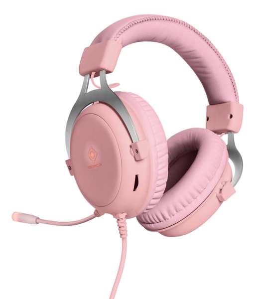 Deltaco PH85 Gaming Headset Pink