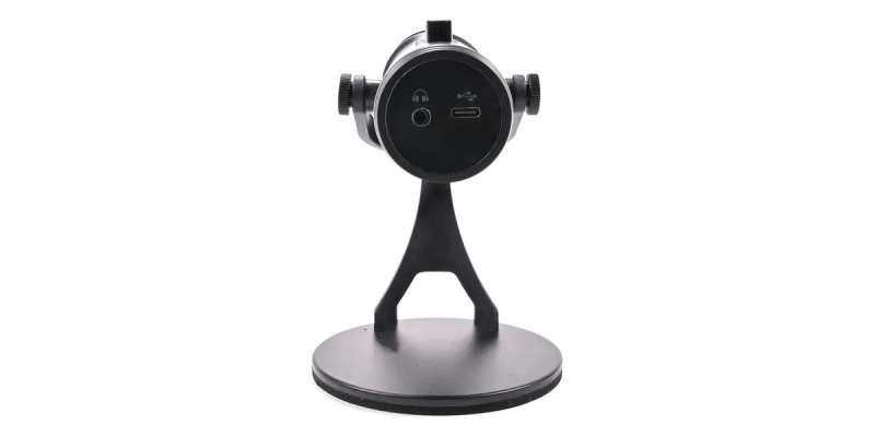 Deltaco RGB Streaming Microphone Black