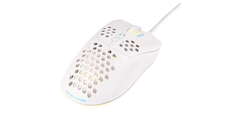 Deltaco WM75 Gaming Mouse White