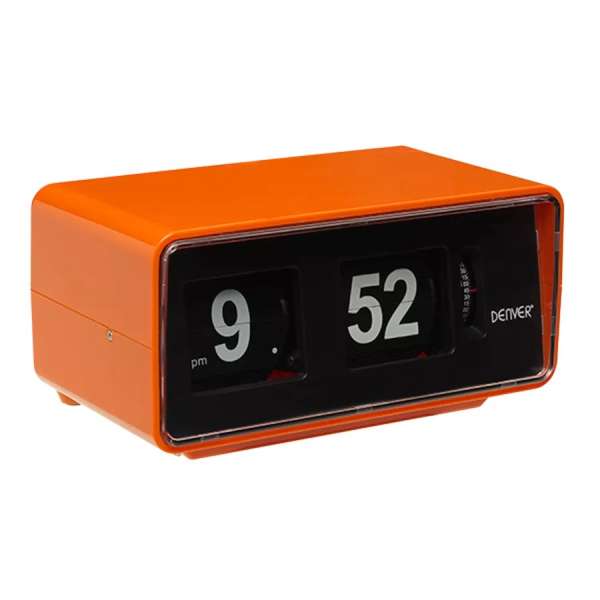Denver CR-425 Retro Clock Radio Black/Orange