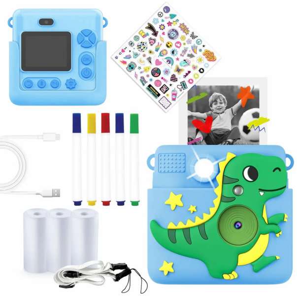 Denver KPC-1363 Kids Print Camera Blue