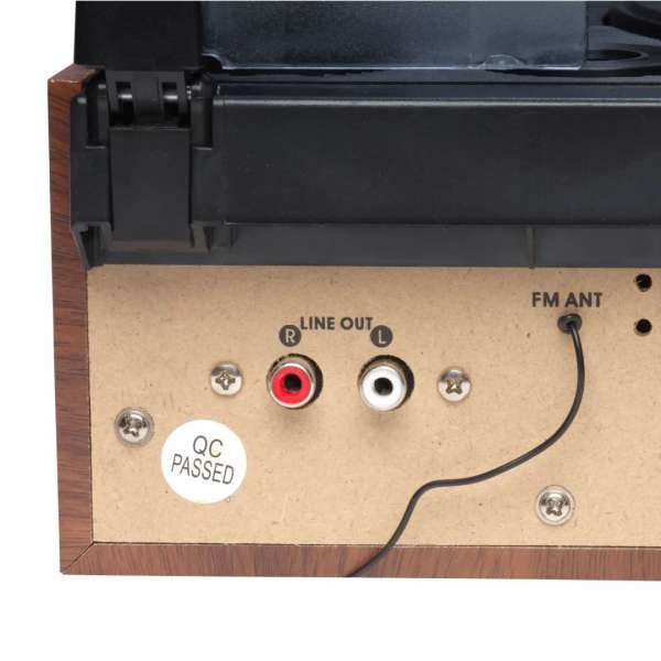 Denver VPR-190MK3 Retro turntable with radio & built-in speakers