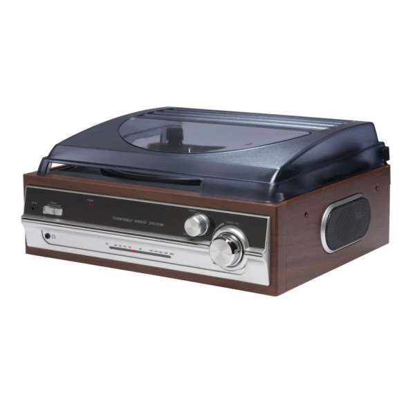 Denver VPR-190MK3 Retro turntable with radio & built-in speakers