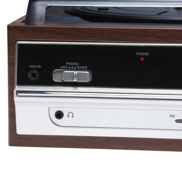 Denver VPR-190MK3 Retro turntable with radio & built-in speakers