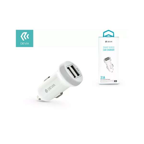 Devia Smart Series Car Charger White