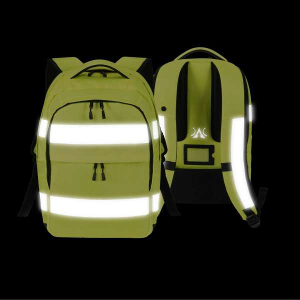 Dicota Backpack Hi-Vis 25 litres Yellow