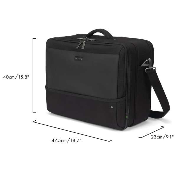 Dicota Notebook Case Multi Twin FIVE 15-17.3" Black