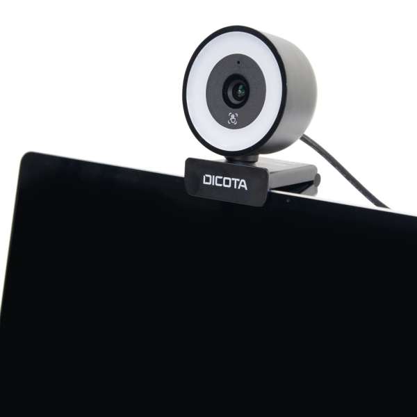 Dicota Ringlight 5MP Webkamera Black
