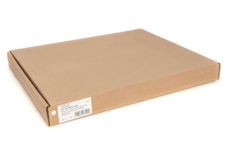 Digitus 1U extendible shelf for 600mm depth racks 40x485x368mm up to 25 kg Grey (RAL 7035)