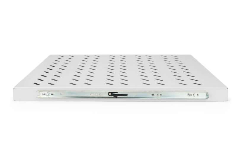 Digitus 1U extendible shelf for 800mm depth racks 40x484x568mm up to 25 kg Grey (RAL 7035)