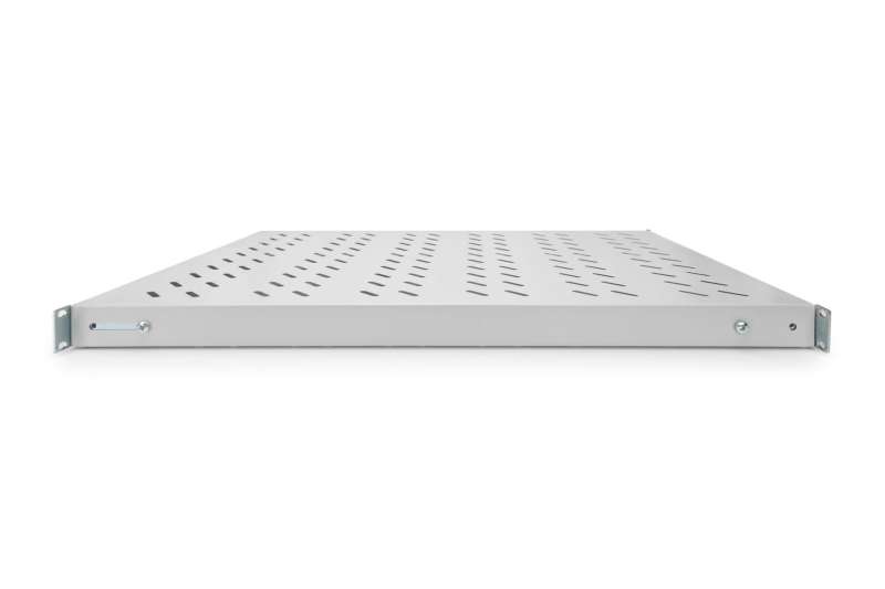 Digitus 1U fixed shelf for 1000mm depth racks 44x482x700 mm adjust. 700-900mm depth Grey