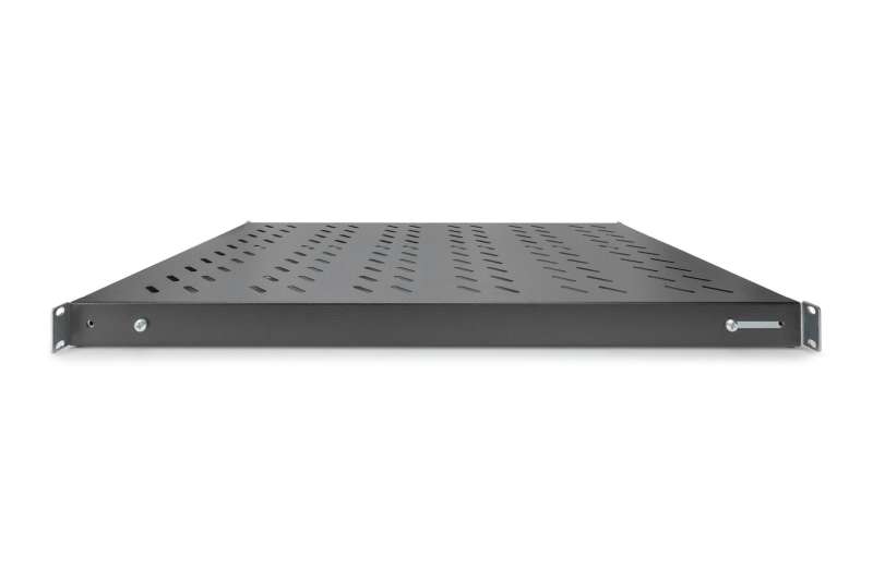Digitus 1U fixed shelf for 1000mm depth racks 44x482x700mm adjust. 700-900mm depth Black