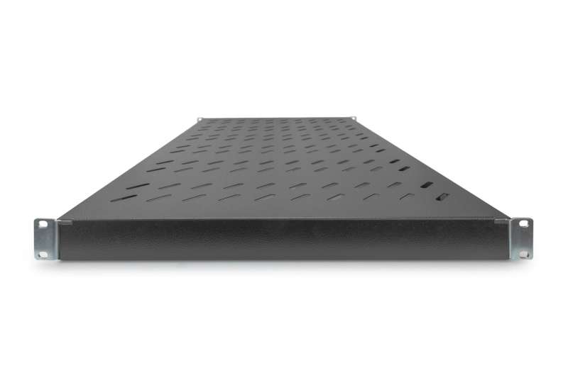 Digitus 1U fixed shelf for 1000mm depth racks 44x482x700mm adjust. 700-900mm depth Black