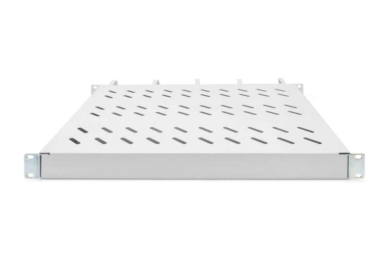 Digitus 1U fixed shelf for 600mm depth cabinets incl. cable management Grey