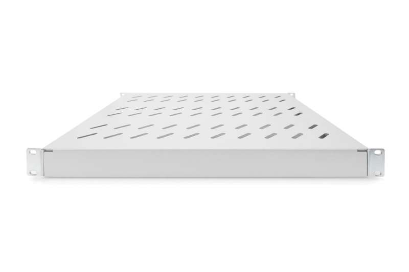 Digitus 1U fixed shelf for 600mm depth racks 44x482x350mm adjust. 350-550mm depth Grey