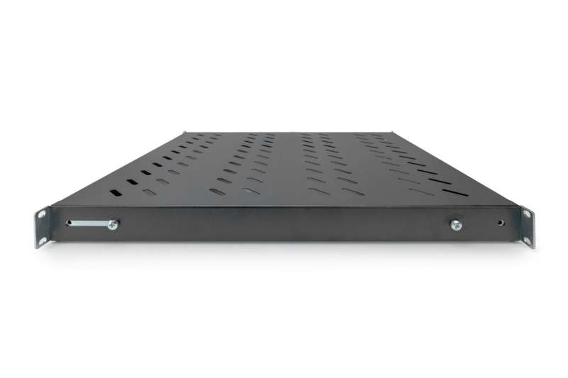 Digitus 1U fixed shelf for 800mm depth racks 44x482x500mm adjust. 500-700mm depth Black