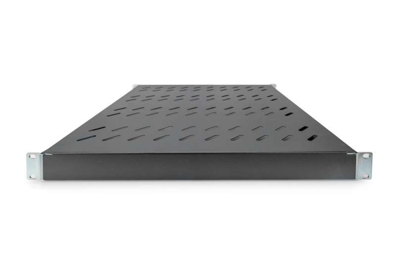 Digitus 1U fixed shelf for 800mm depth racks 44x482x500mm adjust. 500-700mm depth Black