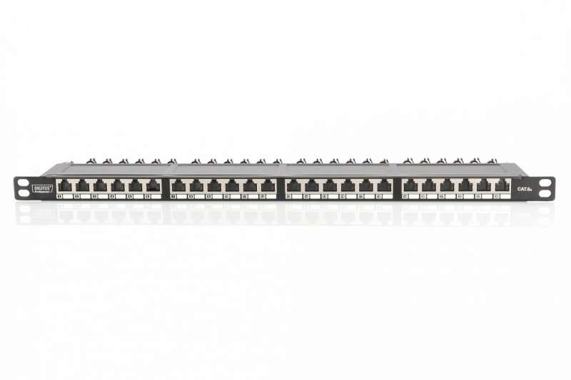 Digitus 24-port Patch Panel 0,5U Black