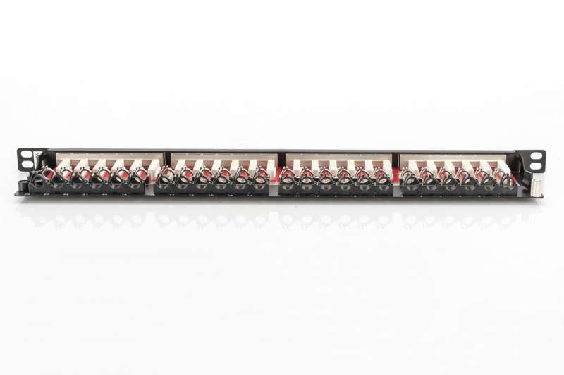 Digitus 24-port Patch Panel 0,5U Black