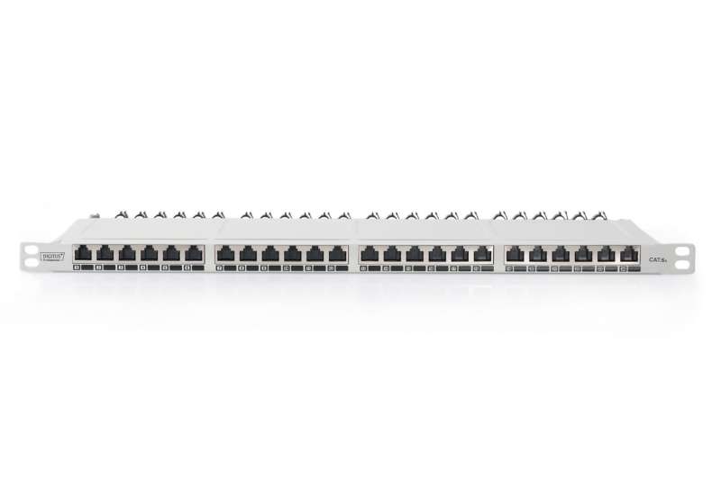 Digitus 24-port Patch Panel 0,5U Grey