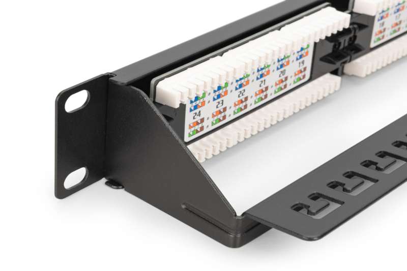Digitus 24-port Patch Panel 1U Black