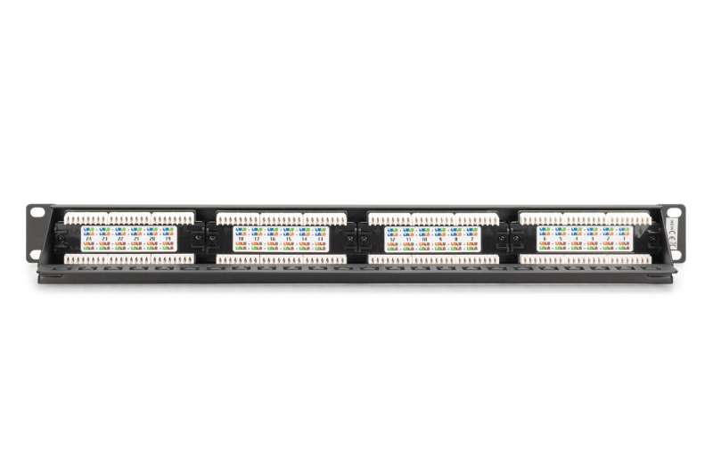 Digitus 24-port Patch Panel 1U Black