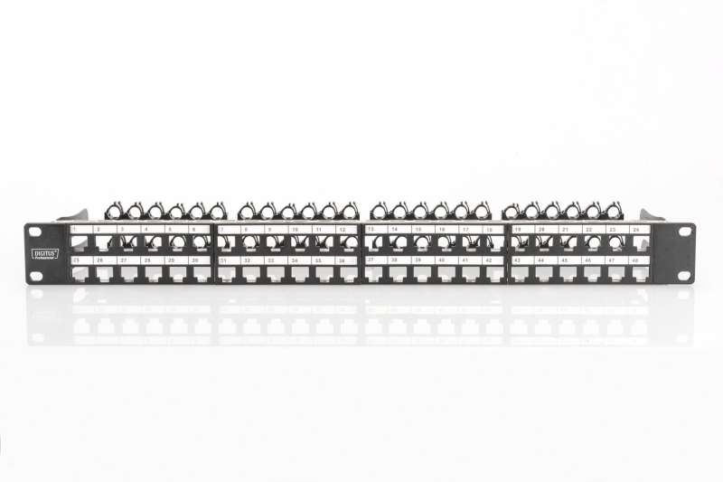 Digitus 48-port Patch Panel 1U Black