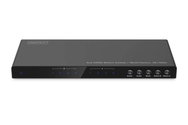 Digitus 4x2 HDMI Matrix Switch / Multi-Viewer 4K