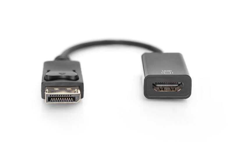 Digitus Active DisplayPort Adapter/Converter DP to HDMI 0,2m Black