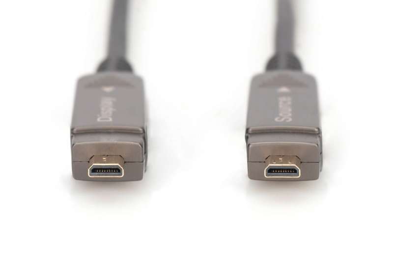 Digitus AK-330127-200-S 4K - HDMI AOC Hybrid Fiber Optic Cable with removable plug