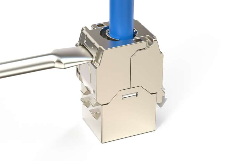 Digitus CAT 6A Keystone Jack, shielded,Re-embedded 24pc