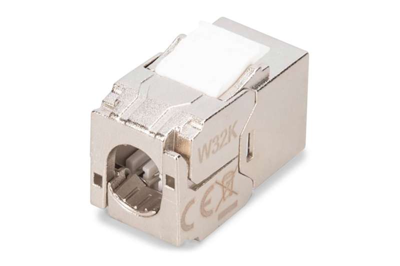 Digitus CAT 6A Keystone Jack, shielded,Re-embedded 4pc