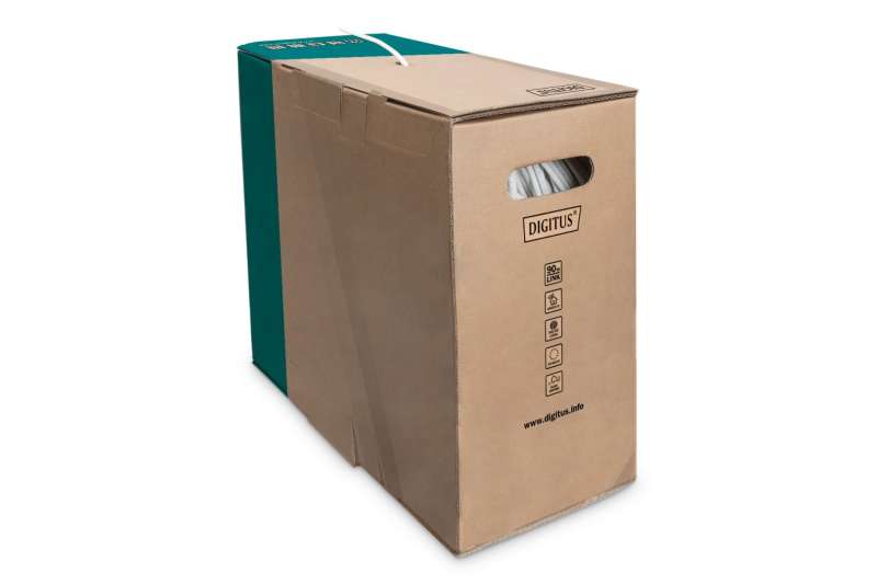Digitus CAT5e U-UTP Installation Cable 100m Grey