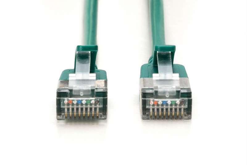 Digitus CAT6A F-FTP Patch Cable 0,3m Green