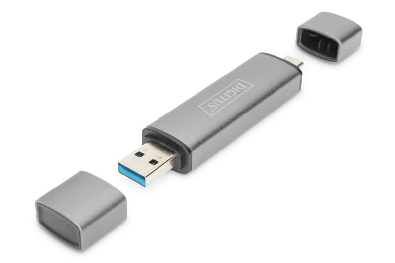 Digitus Combo Card Reader Hub Grey
