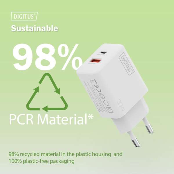 Digitus DA-10301 30W USB GaN Charger White