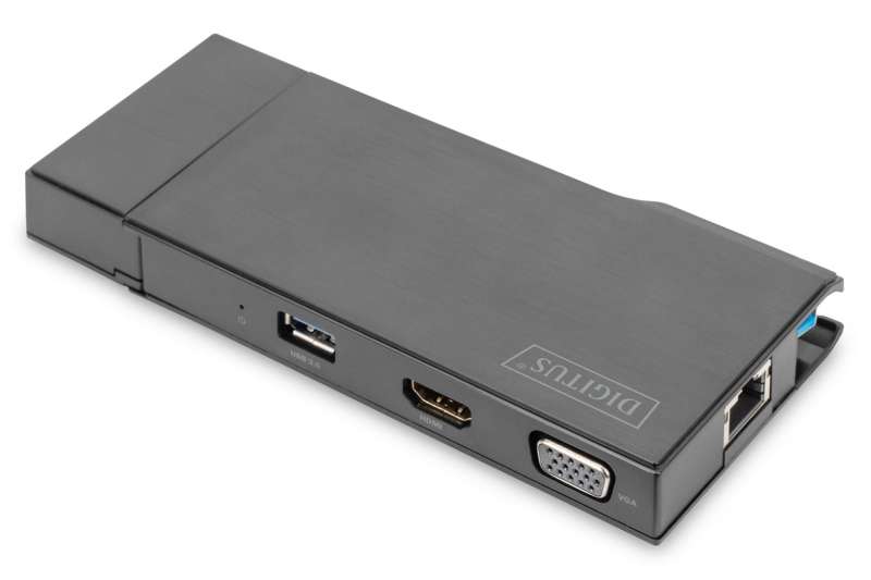 Digitus 7in1 Universal Docking Station Black