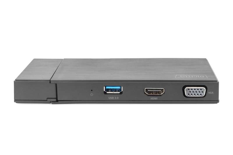 Digitus 7in1 Universal Docking Station Black