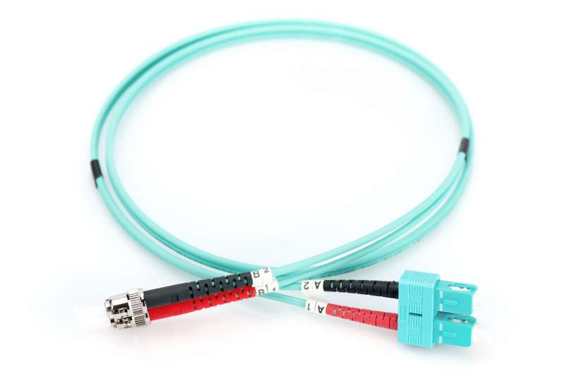 Digitus DK-2512-02/3 száloptikás kábel 2 M ST SC I-VH OM3 Blue