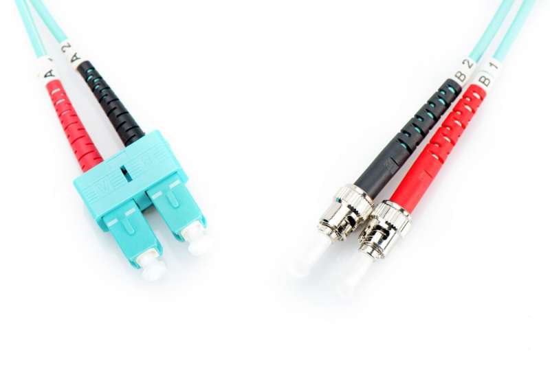 Digitus DK-2512-02/3 száloptikás kábel 2 M ST SC I-VH OM3 Blue