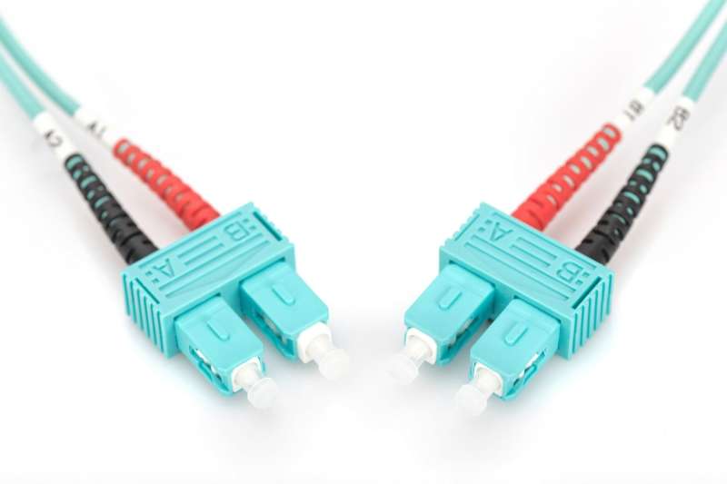 Digitus DK-2522-01/3 száloptikás kábel 1 M SC I-VH OM3 Blue