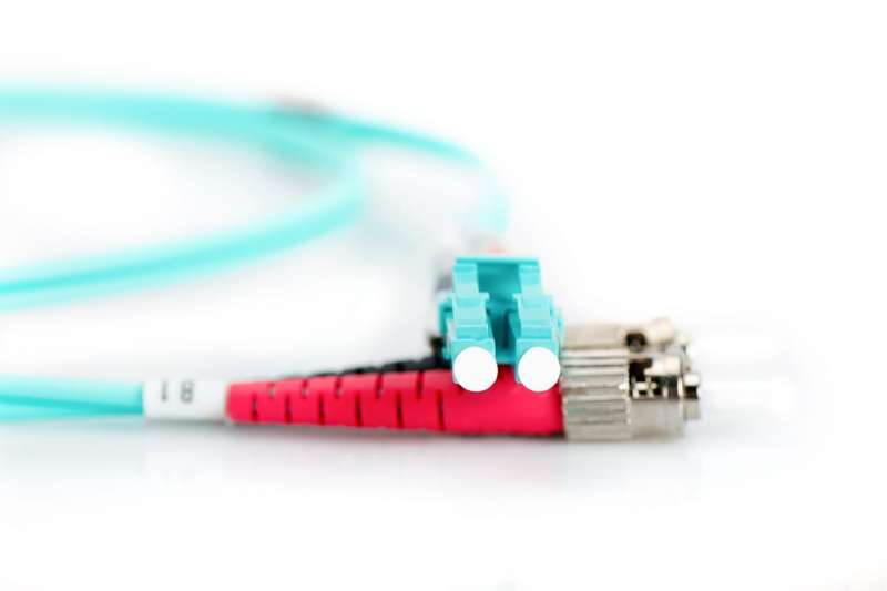 Digitus DK-2531-01/3 száloptikás kábel 1 M LC ST I-VH OM3 Blue
