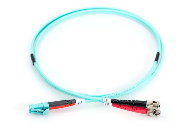Digitus DK-2531-01/3 száloptikás kábel 1 M LC ST I-VH OM3 Blue