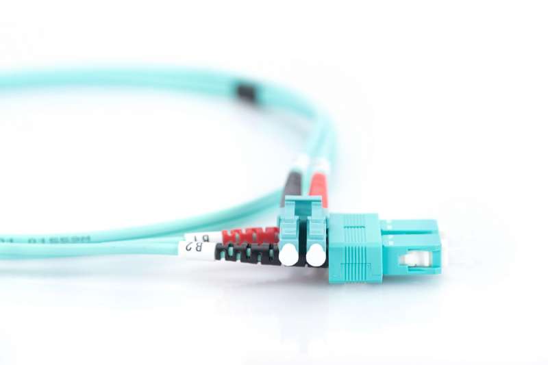 Digitus DK-2532-03/3 száloptikás kábel 3 M LC SC I-VH OM3 Blue